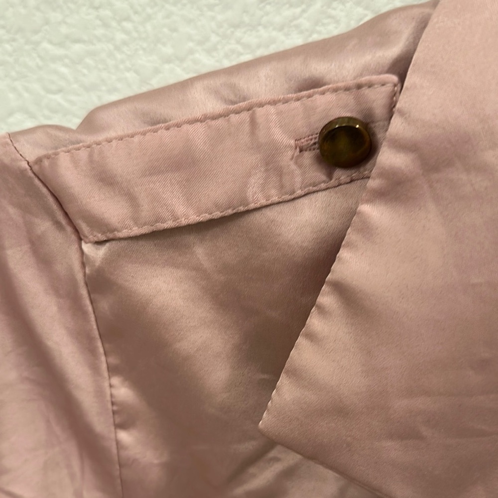Fashion Nova Pink Notched Collar Trench Coat - Picture 6 of 13